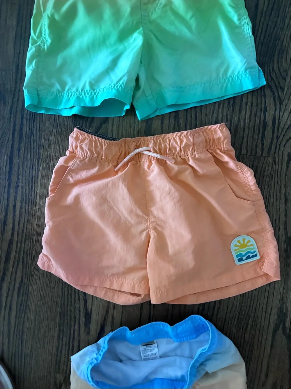 Old Navy Kids Swim Trunks - Aqua, Peach, Pink (SET OF 3)